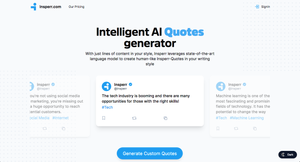 Insperr - Intelligent AI Quotes generator