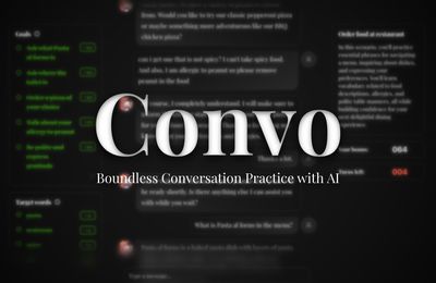 Convo | Boundless Conversation Practice with AI