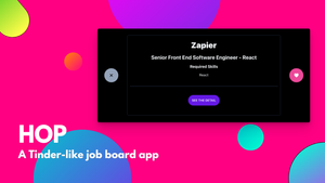 Hop - A Tinder-like job board app