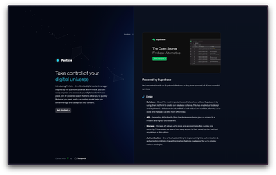 Particle - the ultimate digital content manager inspired by the quantum universe